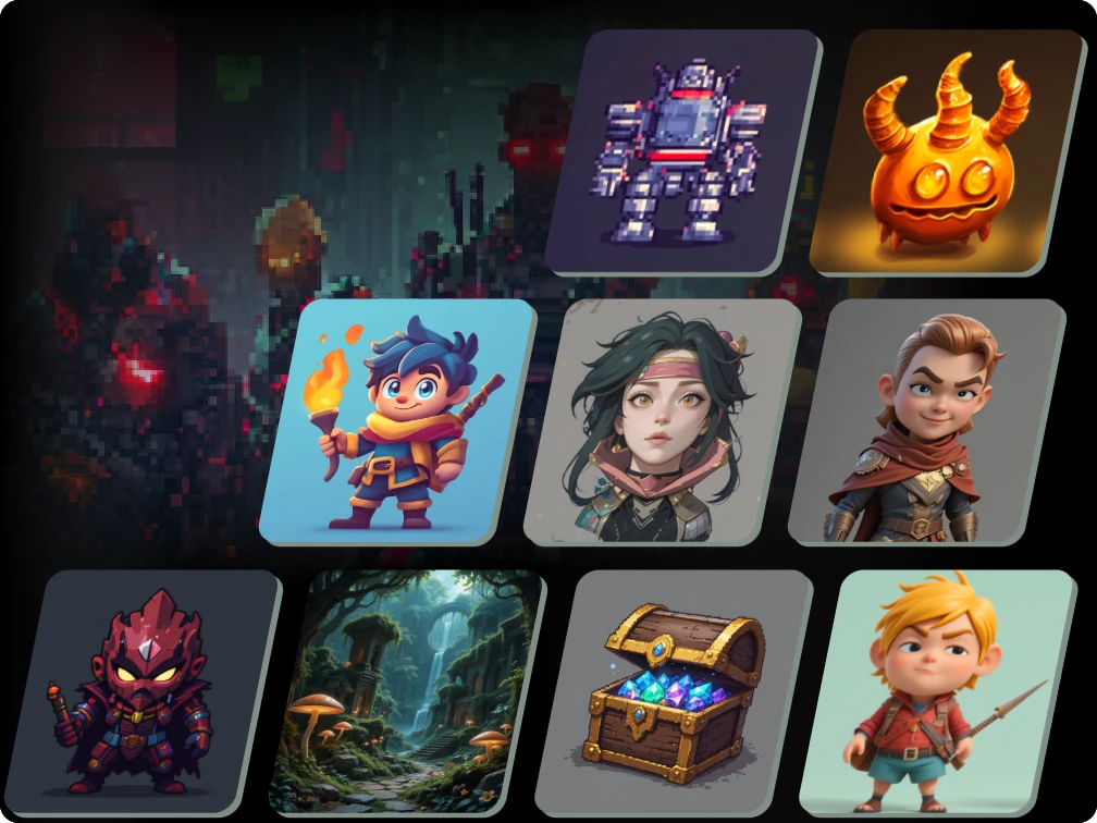 Crea Estilos Únicos: AI para Gráficos, Iconos y Texturas en Juegos