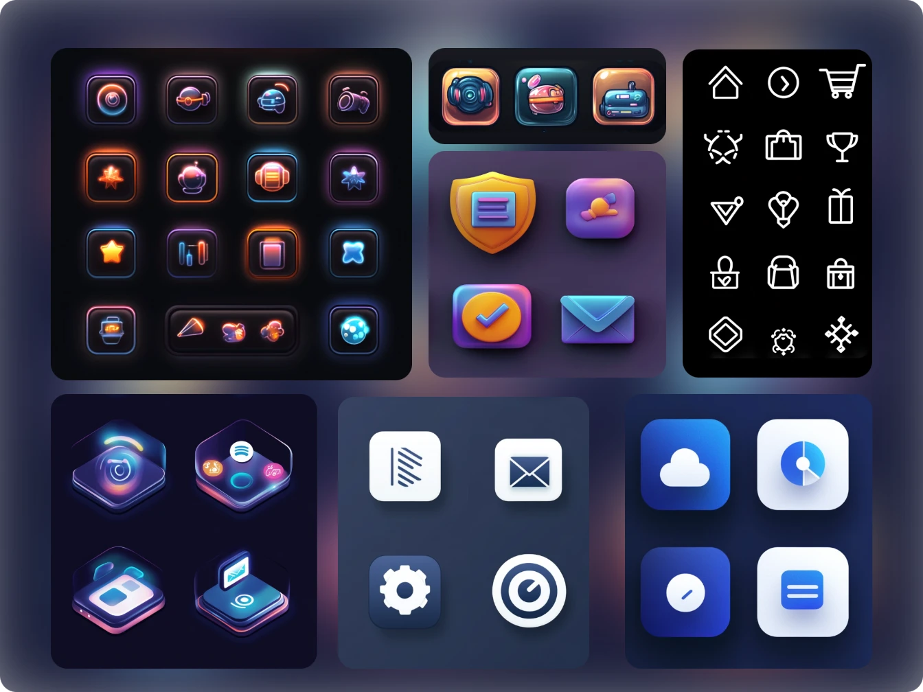 Crea íconos y texturas con IA para juegos y apps: Guía Chronofoglede